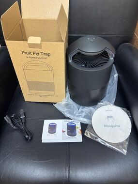 Electric Fruit Fly & Mosquito Trap - Black New in Open Box